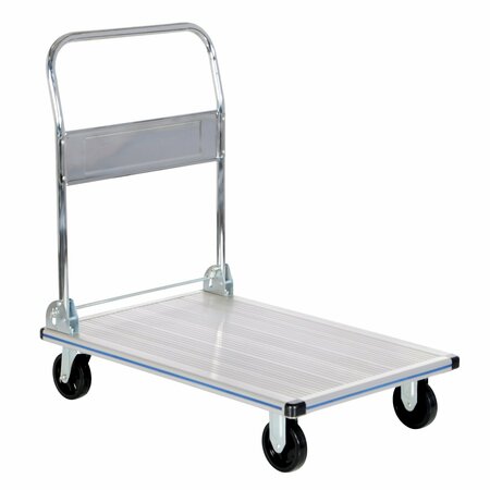 VESTIL Aluminum Platform Truck W/Fold Handle AFT-36-NM